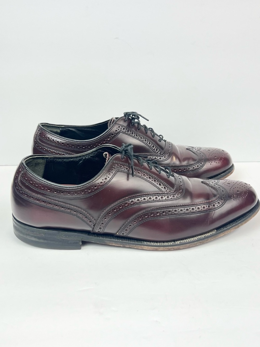 Vintage Florsheim LEXINGTON Wingtip Leather 30300 Oxford Men’s Shoes 9.5 EEE